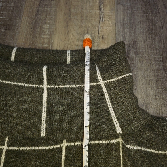 Olive Green Turtleneck Sweater - Picture 9 of 12